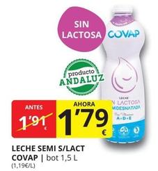 Oferta de Covap - Leche Semi S/lact por 1,79€ en Supermercados MAS