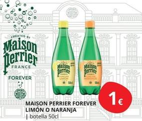 Oferta de Maison Perrier - Forever Limón O Naranja por 1€ en Supermercados MAS