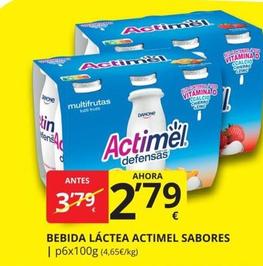 Oferta de Actimel - Bebida Láctea por 2,79€ en Supermercados MAS