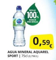 Oferta de Aquarel - Agua Mineral Sport por 0,59€ en Supermercados MAS