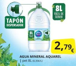 Oferta de Aquarel - Agua Mineral por 2,79€ en Supermercados MAS