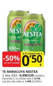 Oferta de Nestea - Te Maracuya por 0,99€ en Supermercados MAS
