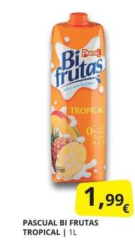 Oferta de Pascual - Bi Frutas Tropical por 1,99€ en Supermercados MAS