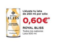 Oferta de Bliss - Signature Tonic Water por 0,6€ en Supermercados MAS
