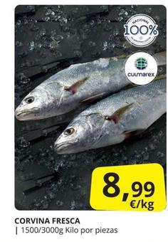 Oferta de Corvina Fresca por 8,99€ en Supermercados MAS