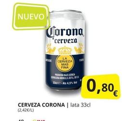 Oferta de Corona - Cerveza por 0,8€ en Supermercados MAS