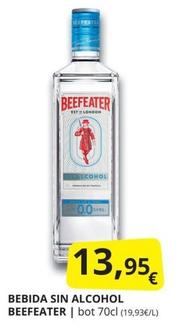 Oferta de Beefeater - Bebida Sin Alcohol por 13,95€ en Supermercados MAS