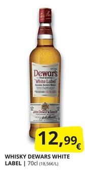 Oferta de Dewar's - Whisky White Label por 12,99€ en Supermercados MAS