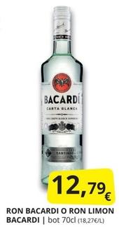 Oferta de Bacardi - Ron por 12,79€ en Supermercados MAS