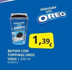 Oferta de Oreo - Batido Con Toppings por 1,39€ en Supermercados MAS