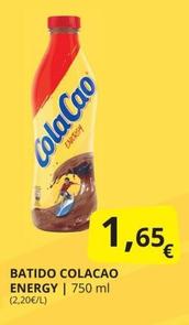 Oferta de Cola Cao - Batido Colacao Energy por 1,65€ en Supermercados MAS