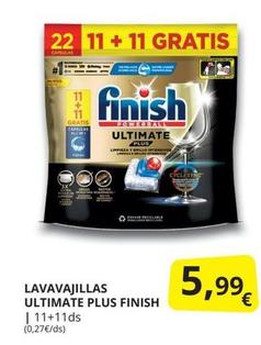 Oferta de Finish - Lavavajillas Ultimate Plus por 5,99€ en Supermercados MAS