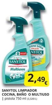 Oferta de Sanytol - Limpiador Cocina, Baño por 2,49€ en Supermercados MAS