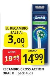 Oferta de Oral B - Recambio Cross Action por 14,99€ en Supermercados MAS