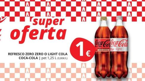 Oferta de Coca-cola - Refresco Zero por 1€ en Supermercados MAS