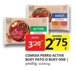 Oferta de Purina - Comida Perro Active Buey Pato por 2,75€ en Supermercados MAS