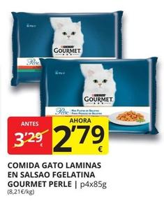 Oferta de Purina - Comida Gato Laminas En Salsao Fgelatina por 2,79€ en Supermercados MAS