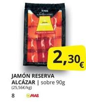 Oferta de Mas - Jamón Reserva Alcázar por 2,3€ en Supermercados MAS