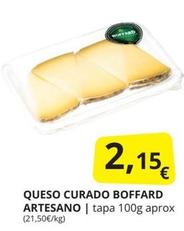 Oferta de Boffard - Queso Curado Artesano por 2,15€ en Supermercados MAS