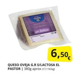 Oferta de El Pastor - Queso Oveja G.R S/Lactosa por 6,5€ en Supermercados MAS