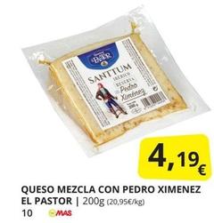 Oferta de El Pastor - Queso Mezcla Con Pedro Ximenez por 4,19€ en Supermercados MAS