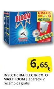 Oferta de Bloom - Insecticida Electrico O Max por 6,65€ en Supermercados MAS