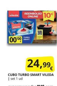 Oferta de Vileda - Cubo Turbo Smart por 24,99€ en Supermercados MAS
