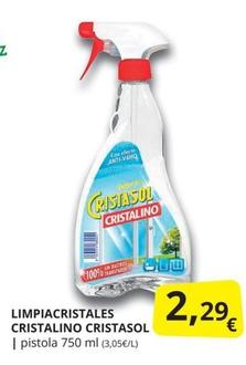 Oferta de Cristalino - Limpiacristales por 2,29€ en Supermercados MAS