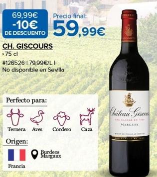Oferta de Vino por 59,99€ en Costco