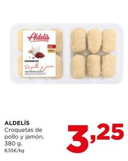Oferta de Aldelis - Croquetas De Pollo Y Jamón por 3,25€ en Alimerka