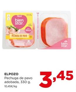 Oferta de Elpozo - Pechuga De Pavo por 3,45€ en Alimerka