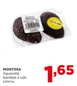 Oferta de Montosa - Aguacate Bandeja por 1,65€ en Alimerka