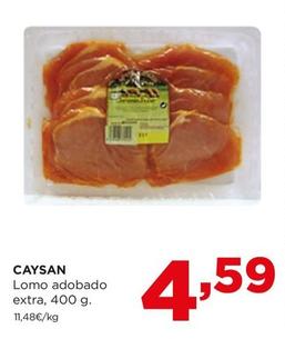 Oferta de Caysan - Lomo Adobado Extra por 4,59€ en Alimerka