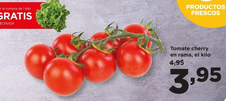 Oferta de Tomate Cherry En Rama por 3,95€ en Alimerka