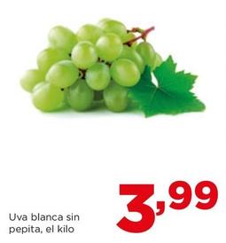 Oferta de Uva Blanca Sin Pepita por 3,99€ en Alimerka