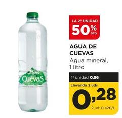 Oferta de Agua De Cuevas - Agua Mineral por 0,56€ en Alimerka