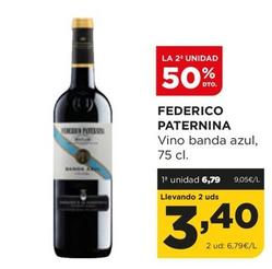 Oferta de Federico Paternina - Vino Banda Azul por 6,79€ en Alimerka