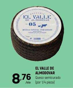 Oferta de El Valle De Almodovar - Queso Semicurado por 8,76€ en Coviran