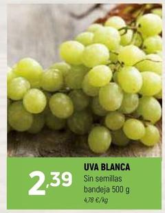 Oferta de Uva Blanca por 2,39€ en Coviran
