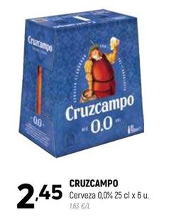 Oferta de Cerveza por 2,45€ en Coviran