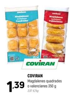 Oferta de Magdalenas por 1,39€ en Coviran