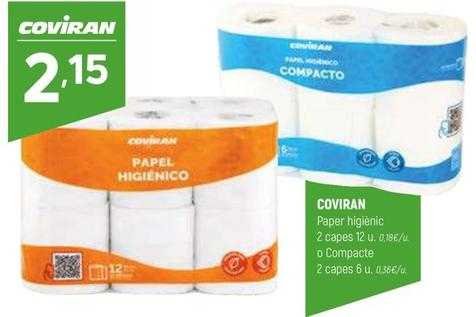 Oferta de Papel higiénico por 2,15€ en Coviran