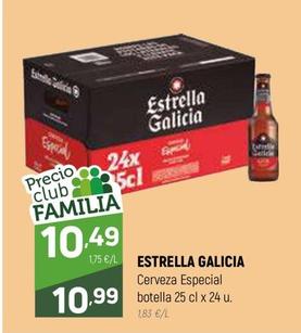 Oferta de Estrella Galicia - Cerveza Especial por 10,99€ en Coviran