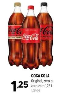 Oferta de Coca-Cola por 1,25€ en Coviran