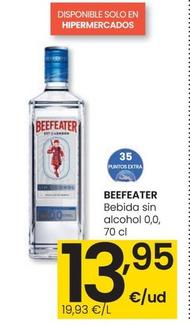 Oferta de Beefeater - Bebida Sin Alcohol por 13,95€ en Eroski