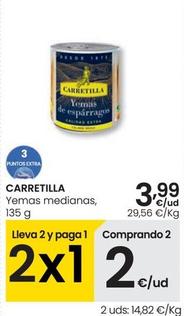 Oferta de Carretilla - Yemas Medianas por 3,99€ en Eroski