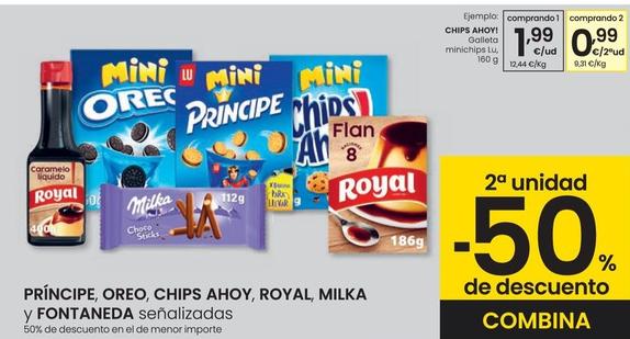Oferta de Chips Ahoy -  Galleta Minichips Lu por 1,99€ en Eroski