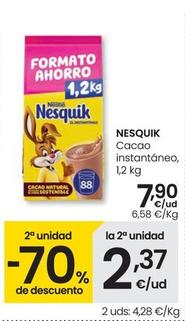 Oferta de Nesquik - Cacao Instantáneo por 7,9€ en Eroski