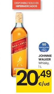 Oferta de Johnnie Walker - Whisky por 20,49€ en Eroski