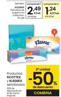Oferta de Kleenex - Panuelos De Papel Mini Collection por 2,49€ en Eroski